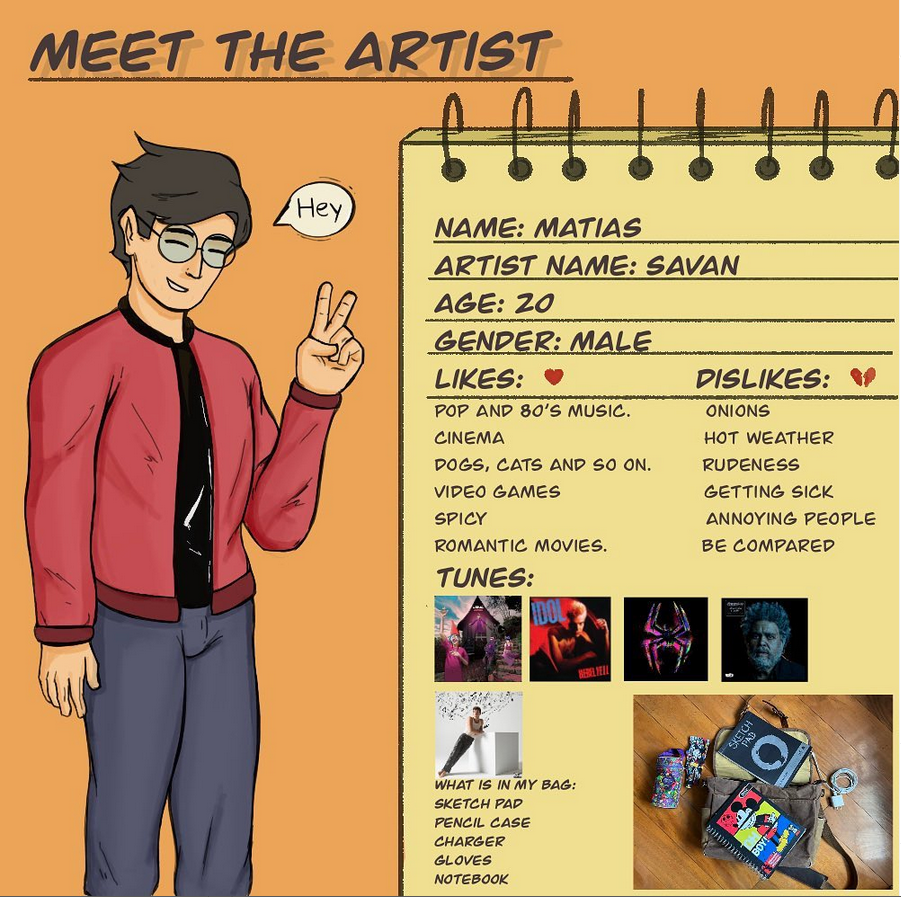 Matias Navas meet the artist